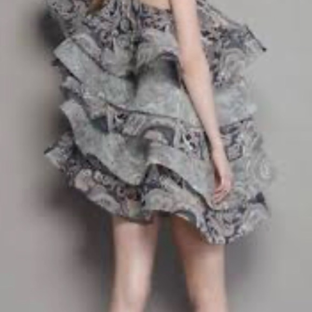 One-Shoulder Ruffle Mini Dress - Picture 3 of 5